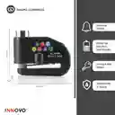 Combo Candado De Disco + Compresor De Aire Portátil Para Neumáticos Inalámbrico