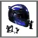 Combo Soporte Holder Para Celular Manubrio Moto + Soporte Cámara Para Casco