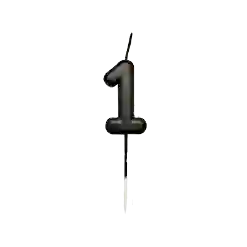 Vela #1 Premium Negro
