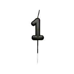 Vela #1 Premium Negro