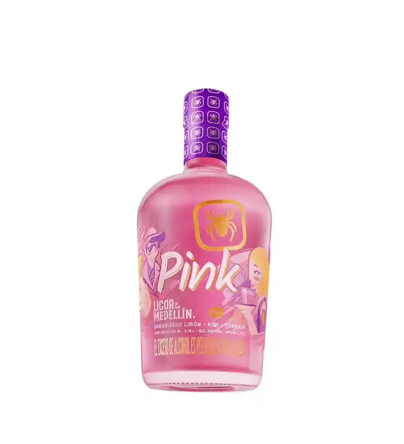 Botella De Ron Pink X 750 Ml