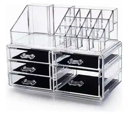 Organizador De Maquillaje Cosmeticos 5 Cajones En Acrilico