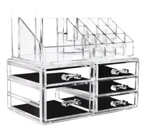 Organizador De Maquillaje Cosmeticos 5 Cajones En Acrilico