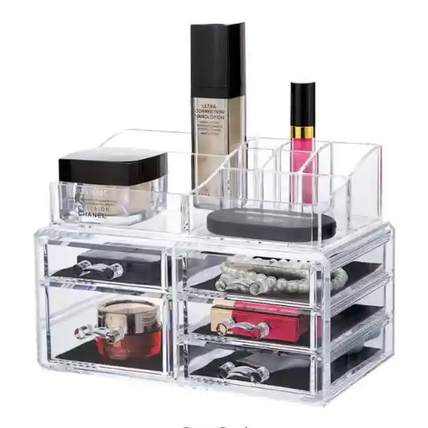 Organizador De Maquillaje Cosmeticos 5 Cajones En Acrilico