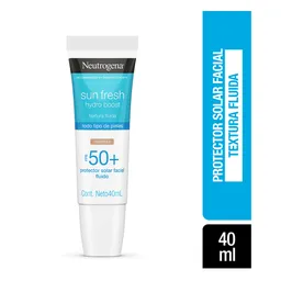 Protector Solar Sun Fresh Hydro Boost Tono Claro Fps 50+ 40g