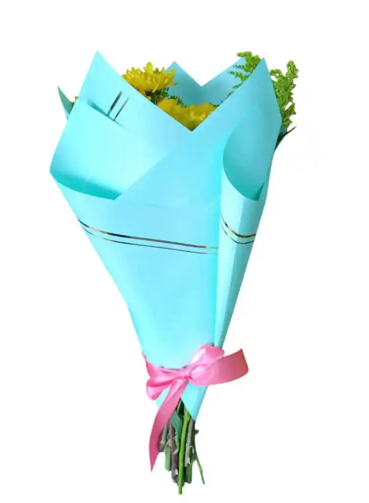 Ramo De Flores Amarillas , Detalle, Regalo
