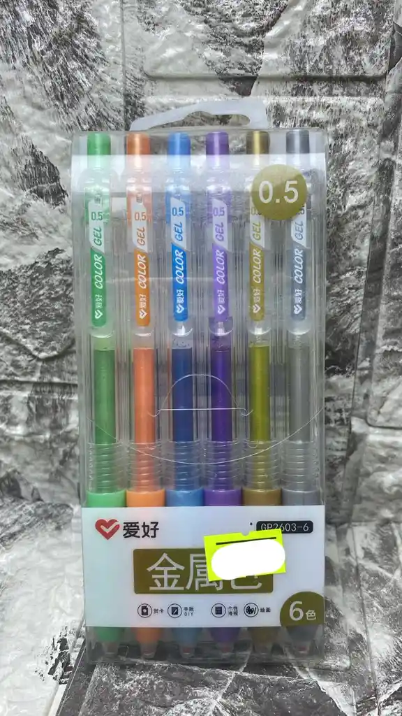 Marcadores De Gel Metalizados
