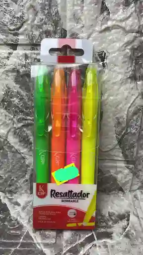 Resaltador Borrable