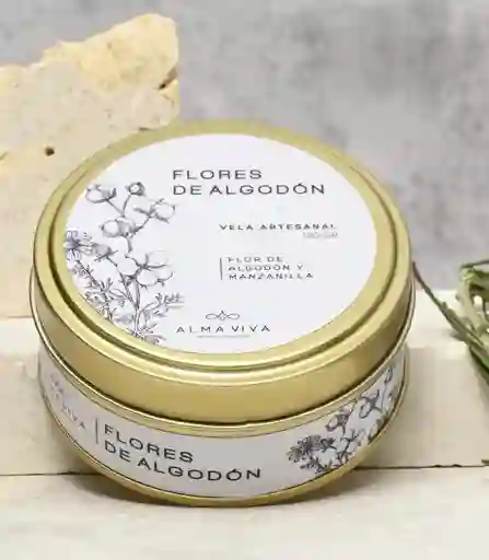 Vela Aromatica Flor De Algodon