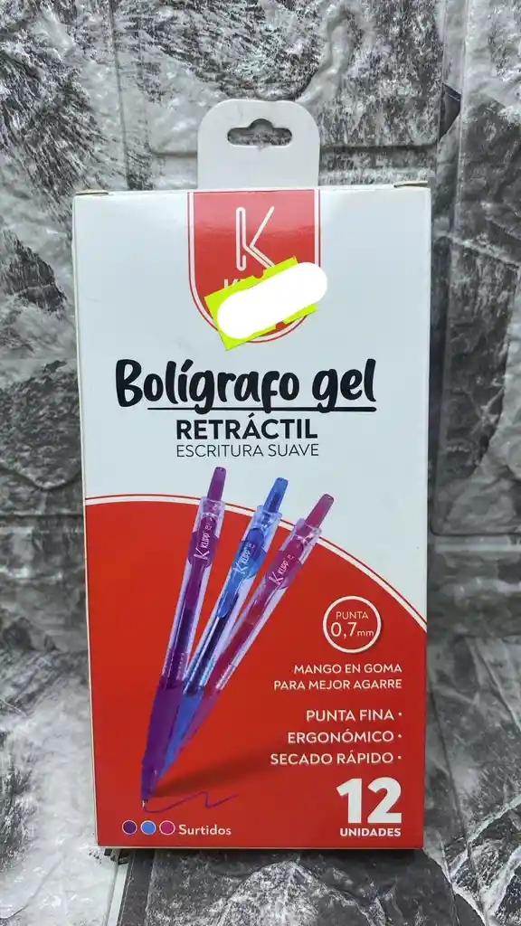 Boligrafo Gel Retractil