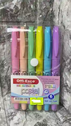 Resaltador Pastel