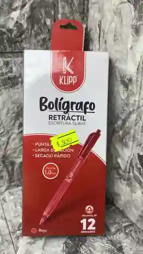 Boligrafo Retratil