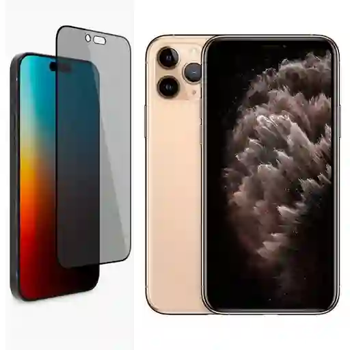 Vidrio Anti Espia Para Iphone 11 Pro Max/calidad Premium