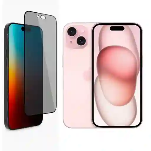 Vidrio Anti Espia Para Iphone 15/calidad Premium