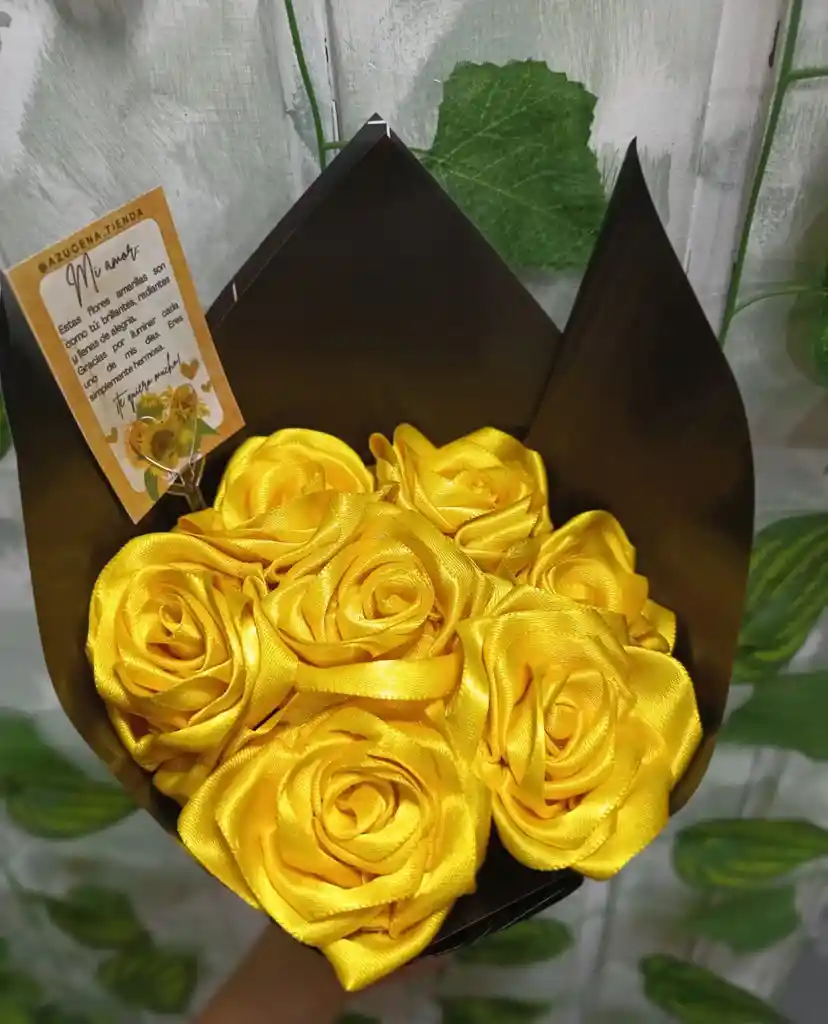 Flores Amarillas (bouquet De Rosas Amarillas Eternas)