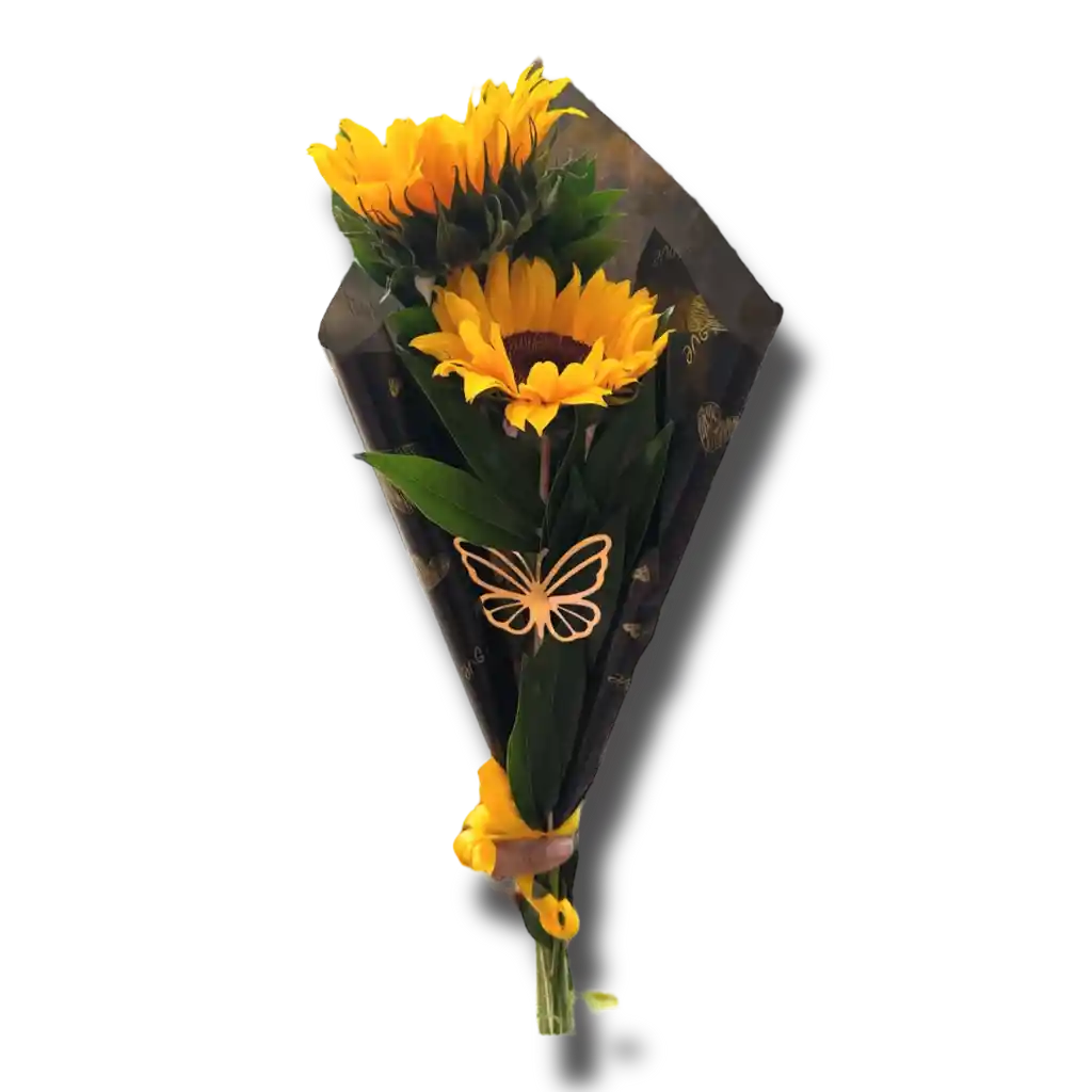 Flores Amarillas - Girasoles X 2