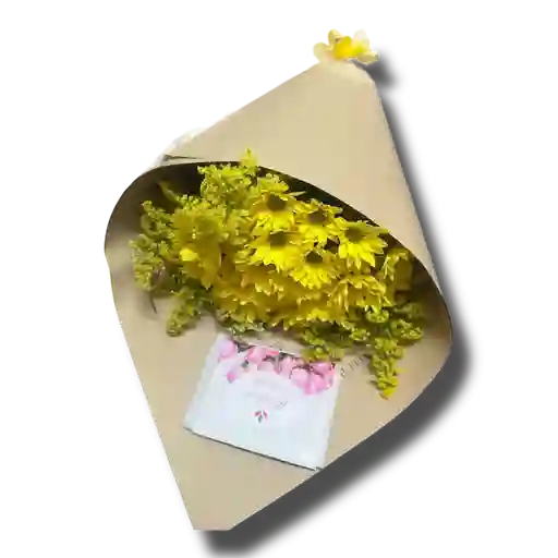 Flores Amarillas, Bouquet De Margaritas Amarillas