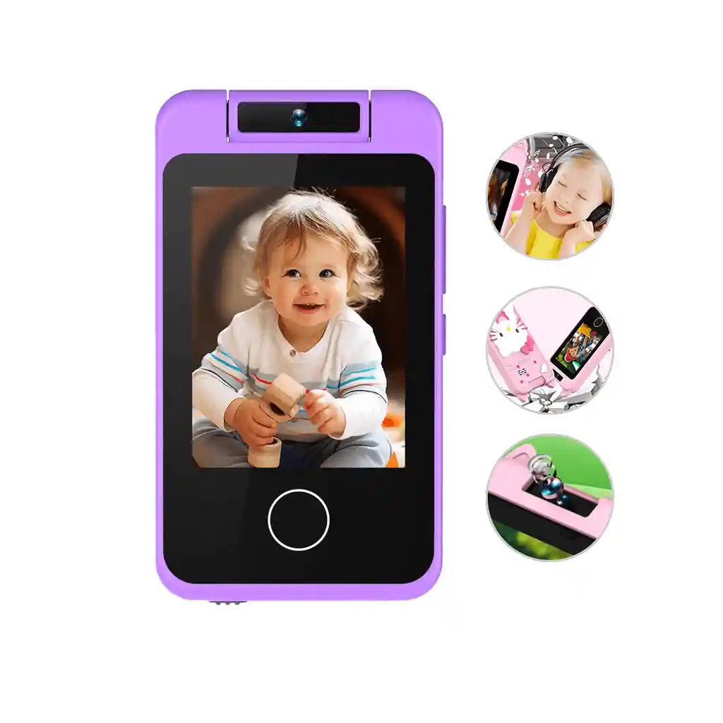 Celular Infantil Musical, Cámara, Juegos, Pantalla Táctil