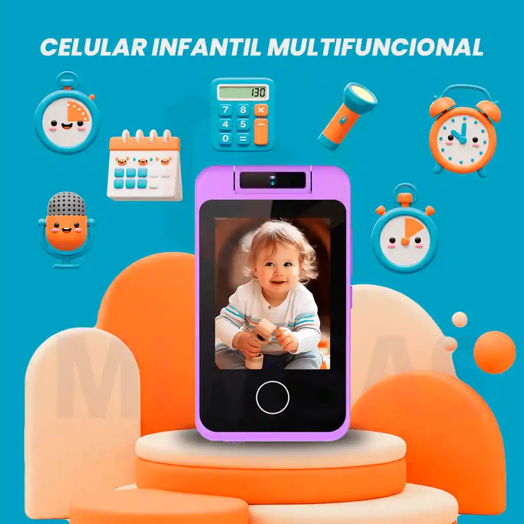 Smartphone De Juguete Para Niños Y Niñas De 3 A 10 Años