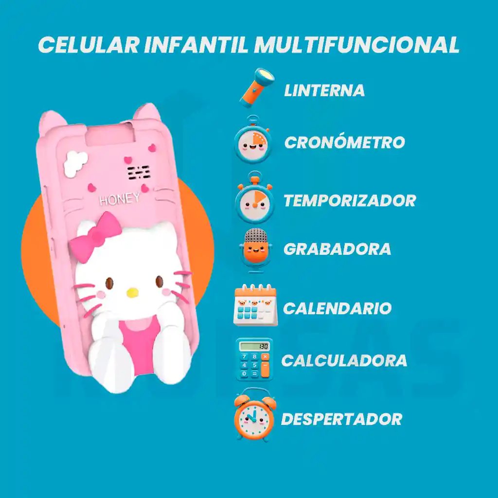 Celular Didactico De Juguete Inteligente Para Niño Y Niña