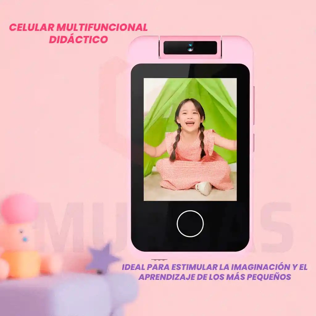 Teléfono Celular De Juguete Smartphone Para Niño Y Niña