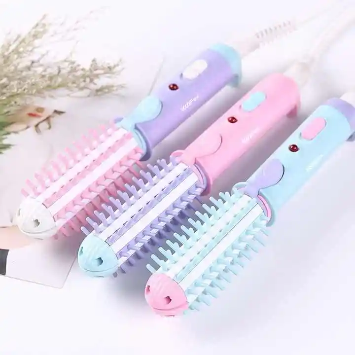 Mini Plancha Alisadora Y Rizadora 2 En 1