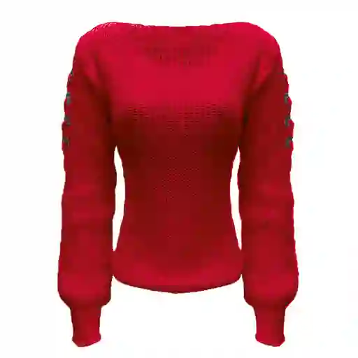 Saco Buso Sweater Tejido Mujer Buzo Diseño Ojaletes