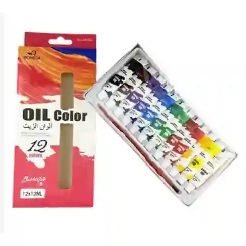 Set De Pinturas Al Oleo X 12 Und