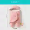 Sleeping Rosa Con Orejitas Para Recién Nacido, Saco De Dormir Con Cierre Por Velcro, Cobertor Hecho En Material Cálido E Hipoalergénico