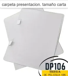 Carpeta De Presentacion Carta X 2 Und