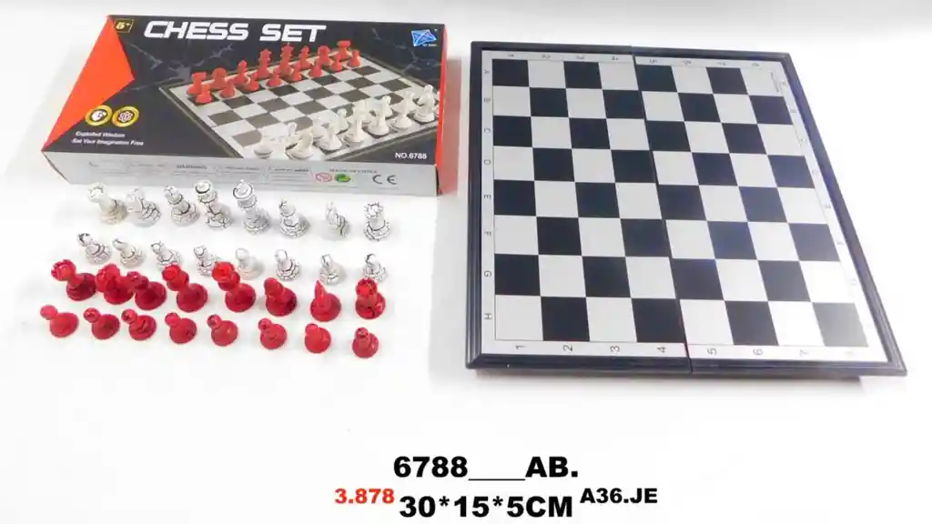 Ajedrez Juego Mesa Magnético 30x30 Cm Imantado Chess