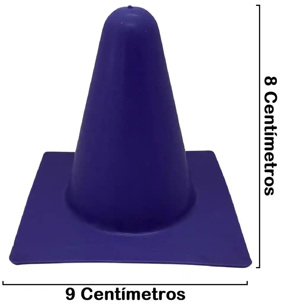 Cono Set Entrenamiento X5 Und Pvc Siliconado 8cm Ozs-kd1t15/ Morado