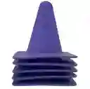 Cono Set Entrenamiento X5 Und Pvc Siliconado 8cm Ozs-kd1t15/ Morado