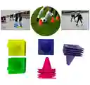 Cono Set Entrenamiento X5 Und Pvc Siliconado 8cm Ozs-kd1t15/ Morado