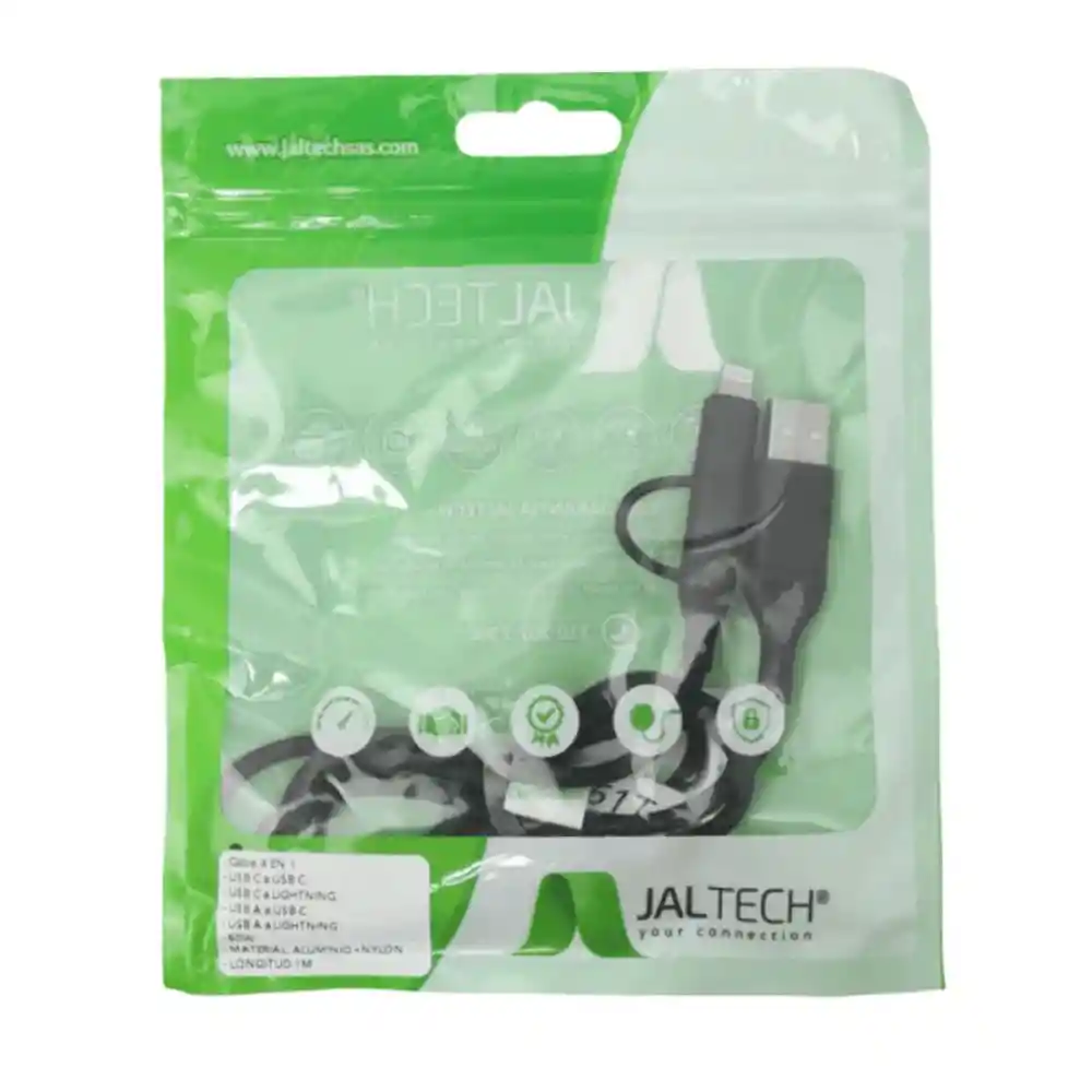 Cable Usb 4 En 1 Jal-c4