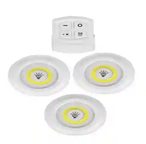 Luces Led Adhesivas Set X 3 Con Control Lamparas Inteligentes