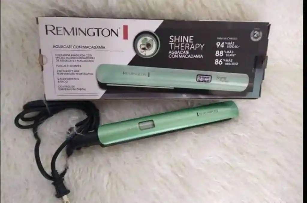 Plancha Alisadora Therapy Aguacate Remington Original