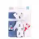 Paquete De Babitas Flamenco X6 Unidades Para Bebé, Set De Toallitas Con Diferentes Diseños, Hechas De Algodón Suave Y Absorbente, De Tamaño Ideal Para Llevar A Todos Lados - Hudson Baby