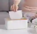 Organizador De Servilletas Bambu Porta Pañuelos