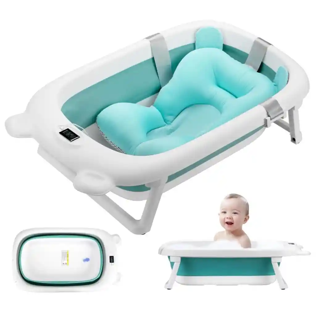 Tina De Baño Plegable Y Portátil Para Bebés