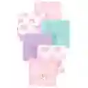Paquete De Babitas Unicornio X6 Unidades Para Bebé, Set De Toallitas Con Diferentes Diseños, Hechas De Algodón Suave Y Absorbente, De Tamaño Ideal Para Llevar A Todos Lados - Hudson Baby