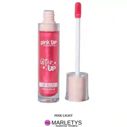 Brillo Glitter Labios Pink Up - Tono Pink Light