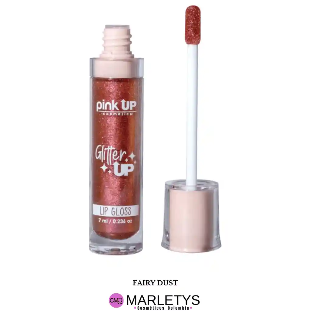 Brillo Glitter Labios Pink Up - Tono Fairy Dust