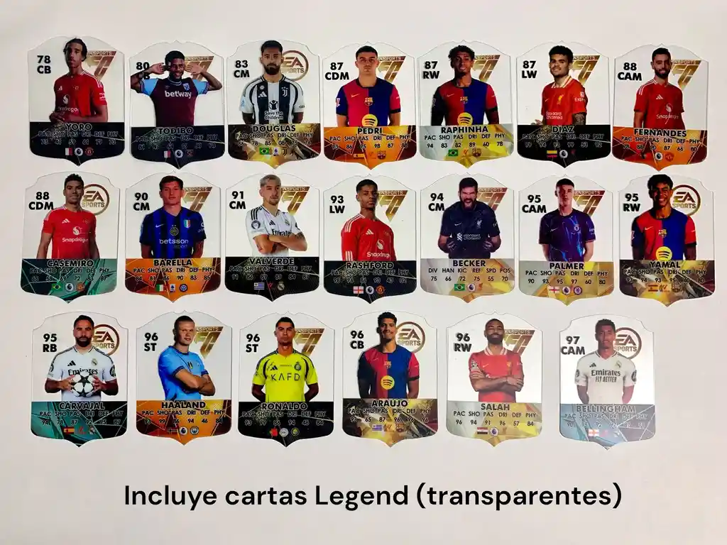 150 Cartas Fútbol Fc25 Ultimate Team Premium Edition