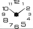Reloj De Pared Diseño Moderno Pegatina Sticker 3d
