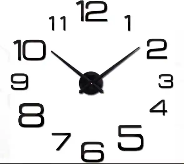 Reloj De Pared Diseño Moderno Pegatina Sticker 3d