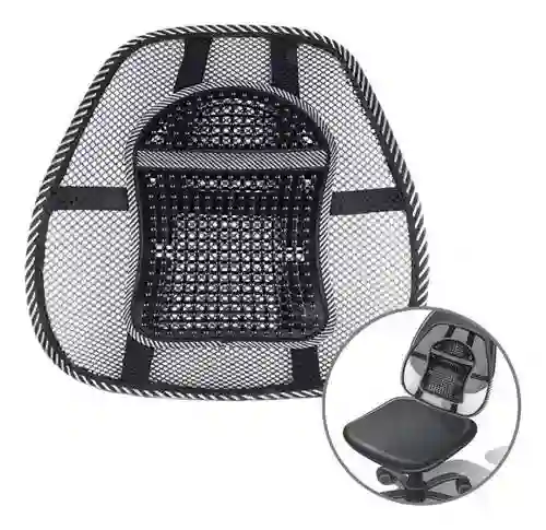 Soporte Espalda Corrector Postura Cojín Lumbar Silla Comodo.