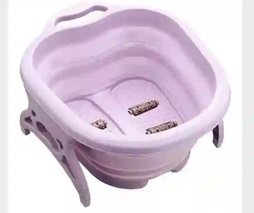 Bañera Para Pies Plegable Con Rodillo Masajeador, Pedicure