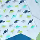 Set En Caja De Babitas Azul Oscuro / Verde En Algodón X4 Unidades, Paquete De Toallitas De Diferentes Colores Y Diseños Para Bebés, Hechas En Material Suave Y Absorbente, De Tamaño Ideal Para Llevar A Todos Lados - Hudson Baby