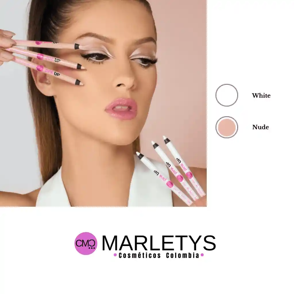 Lápiz Delineador Ojos Pink Up - Tono Nude